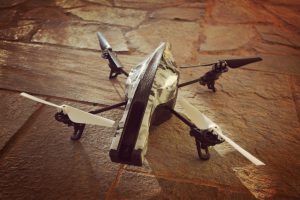 Drone ready for take-off